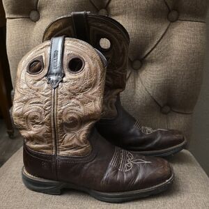 Durango Brown Leather Western Boots